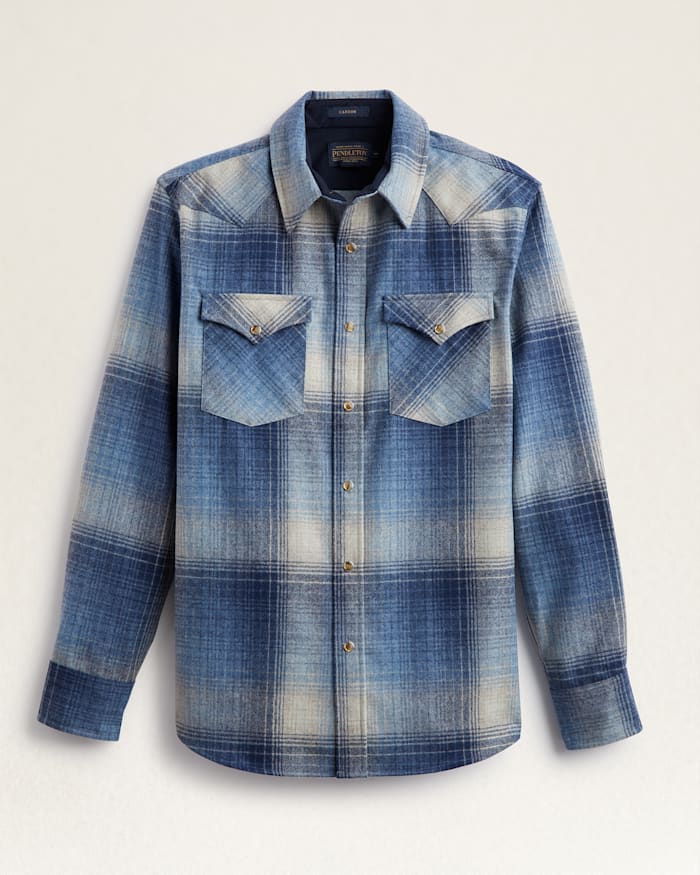 MEN'S PLAID SNAP-FRONT WESTERN CANYON SHIRT